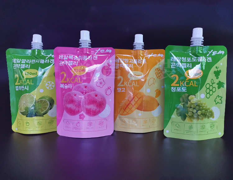 铝箔自立吸嘴袋 铝箔自立吸嘴袋